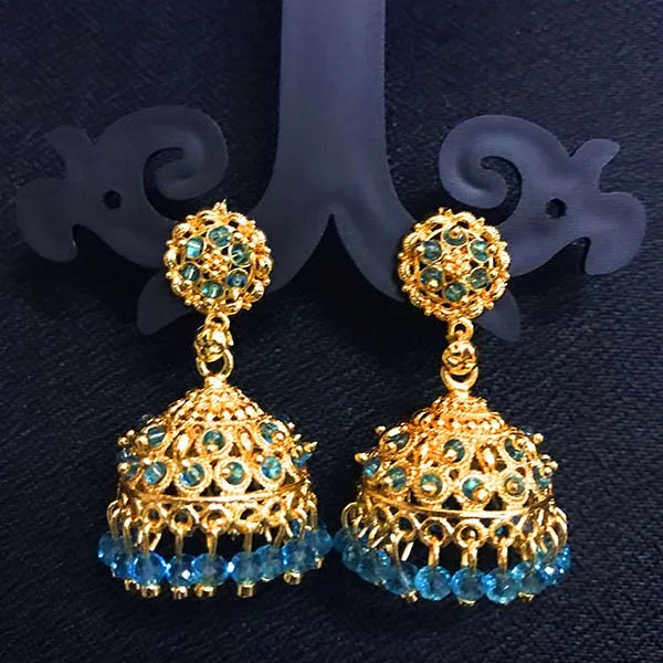 Heavy ring earrings-High Quality Indian Made Oxidized Jhumka Earring Sold by per Pair Pack