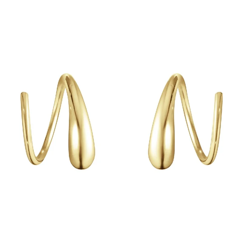 Mercy 14 mm. 18K Gold Earrings