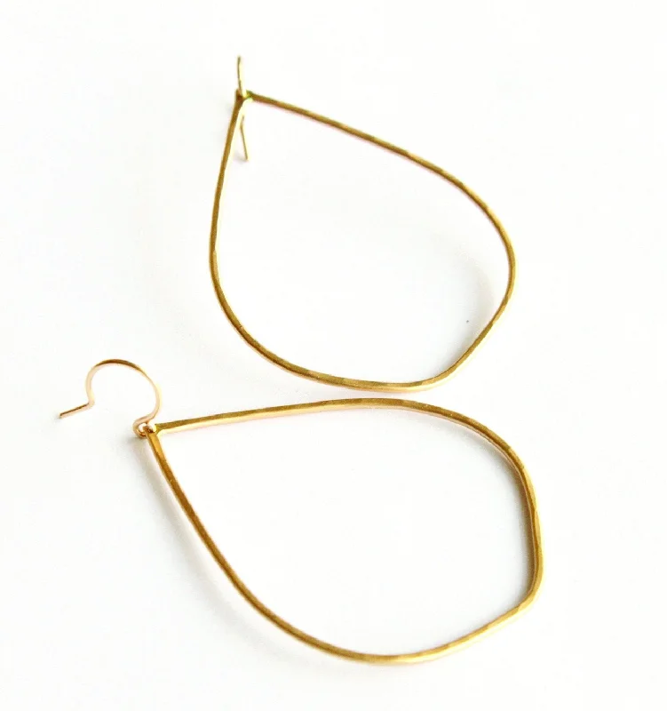 Wide hoop earrings-It Girl earrings