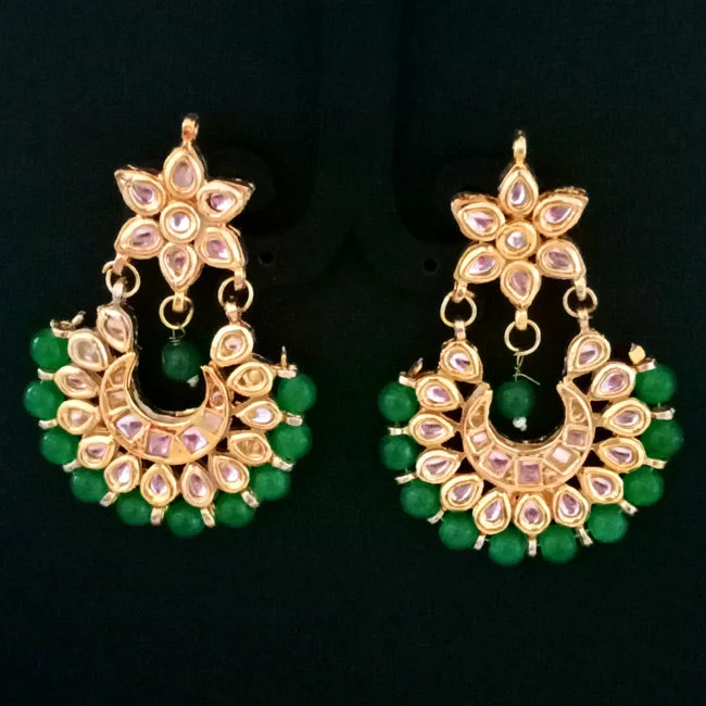 Playful pair earrings-''EXCLUSIVE''50-60 mm Hand Crafted Kundan Earrings Sold by per Pair pack