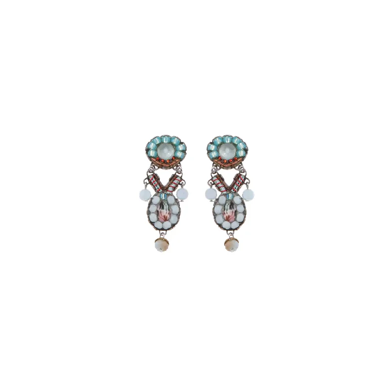 Sleek drop earrings-Mint Flavor Set, Ayla Earrings