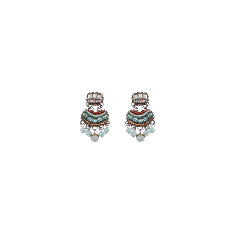 Light bead earrings-Mint Flavor Set, Noura Earrings