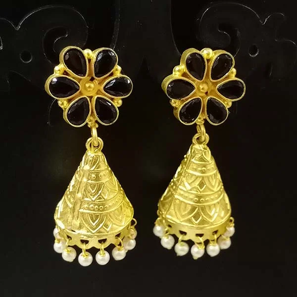 Shiny pearl earrings-''EXCLUSIVE''46-50 mm Hand Crafted Kundan Earrings Sold by per Pair pack