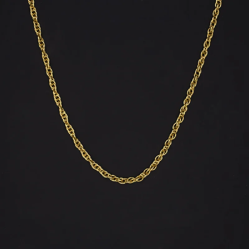 Heavy gem necklaces-SOLID 14K YELLOW GOLD 20in CABLE PENDANT CHAIN 1.4m CLASSIC LADIES NECKLACE THIN