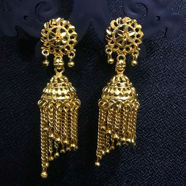 Fine star earrings-High Quality Indian Made Big Size Oxidized Jhumka Earring Sold by per Pair Pack