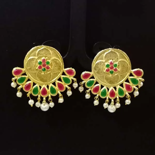 Retro deco earrings-''EXCLUSIVE'' 40 mm,Hand Crafted Kundan Earrings Sold by per Pair pack