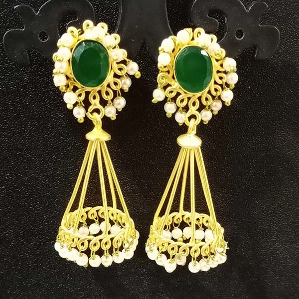 Topaz stone earrings-''EXCLUSIVE''58-60 mm Hand Crafted Kundan Earrings Sold by per Pair pack