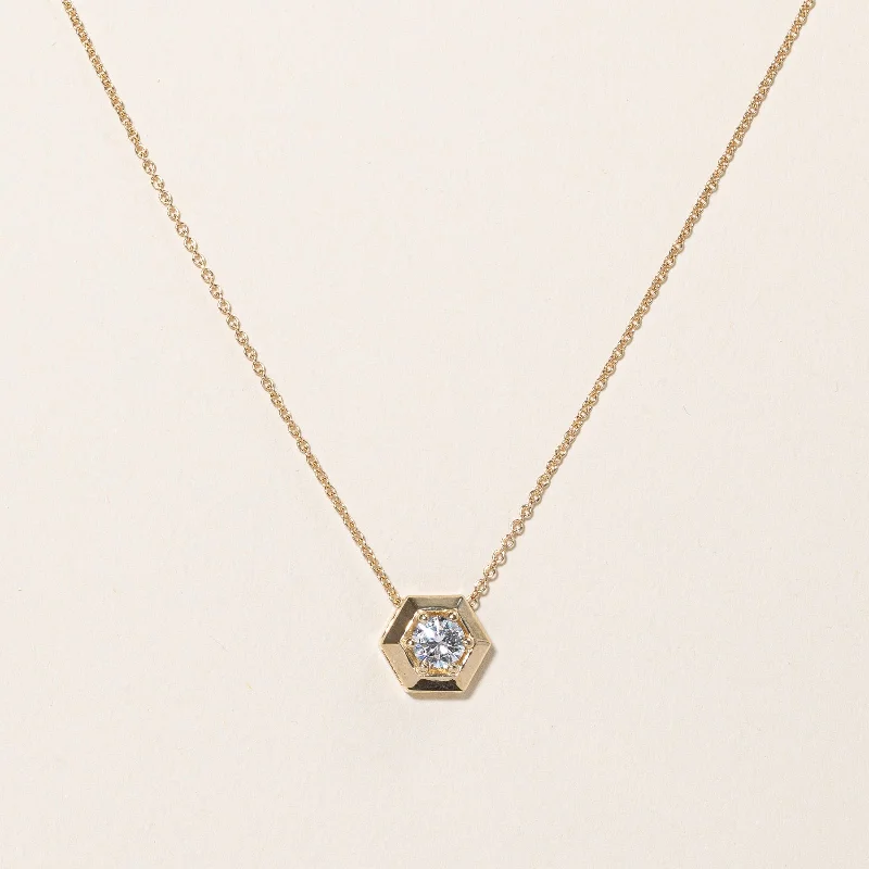 Victorian charm necklaces-'100 Ways' GIA Certified Diamond Pendant & Necklace | 0.43ct | 18" |