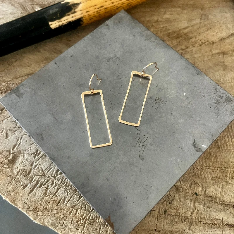 Light clay earrings-Open Road earrings