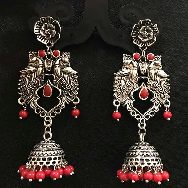 Fine wing earrings-High Quality Indian Made Oxidized Jhumka Earring Sold by per Pair Pack