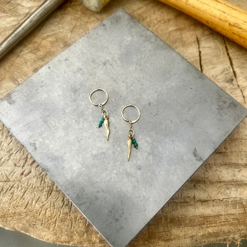 Broad hoop earrings-My Favorite Earrings