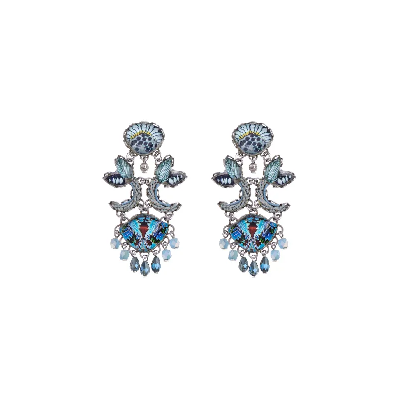 Spirit eye earrings-Deep Sea Set, Pelaya Earrngs