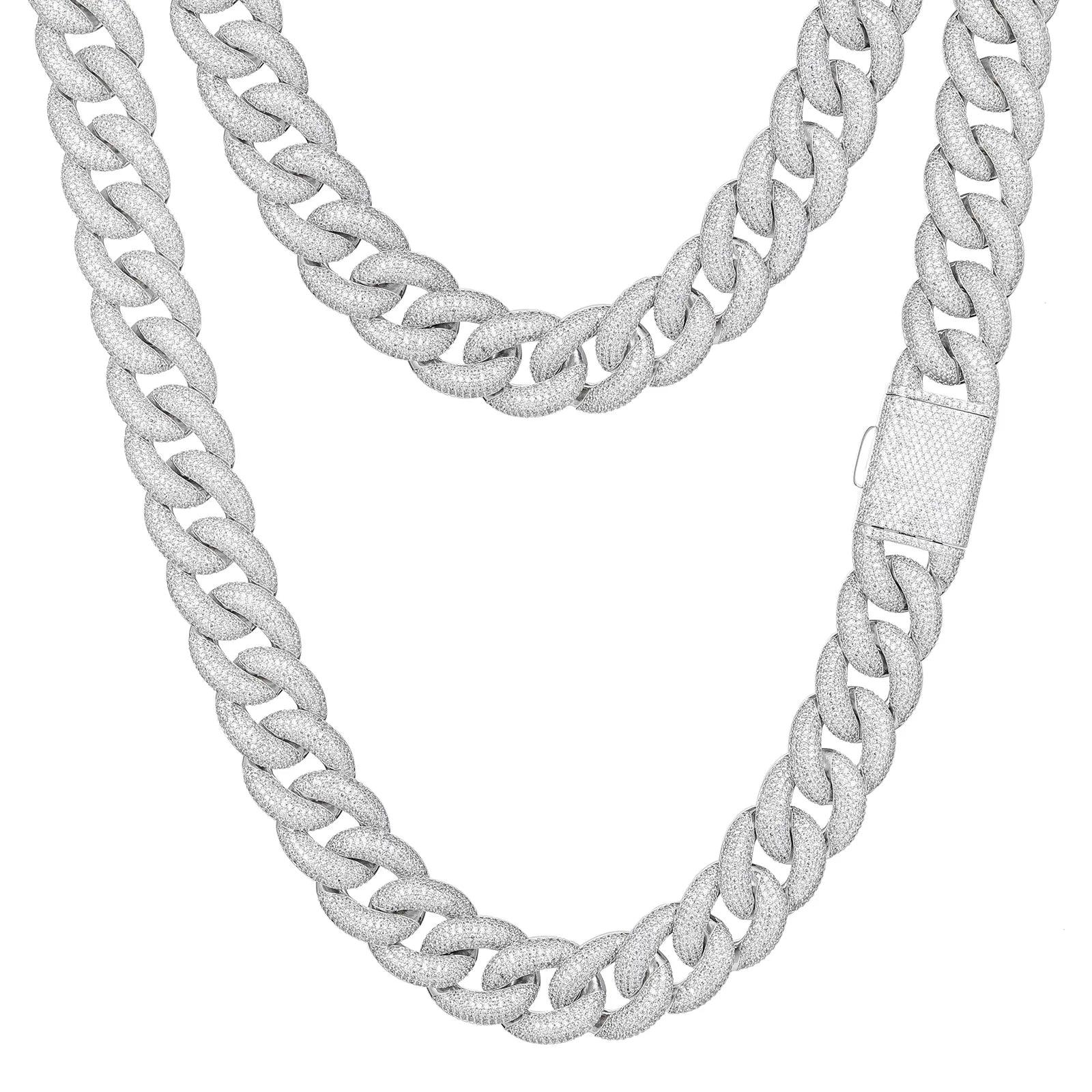 Drape-style necklaces-Beveled Link Cuban Necklace