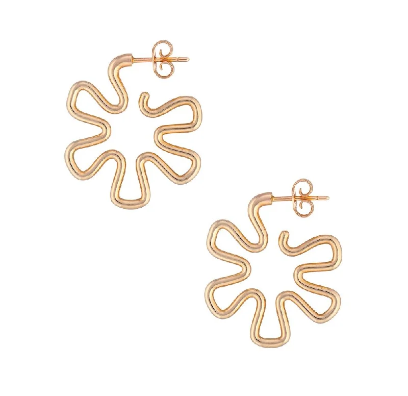 Margherita Mini 9K Gold Hoops