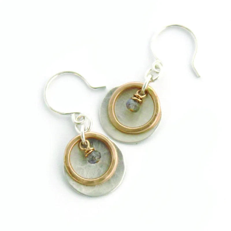 Rough texture earrings-Tea Time earrings