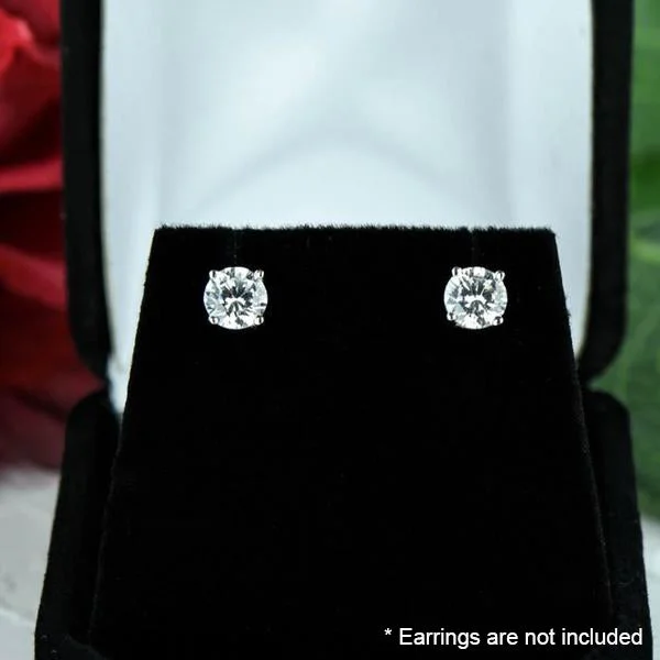 Retro deco earrings-Black Velvet Earring Box