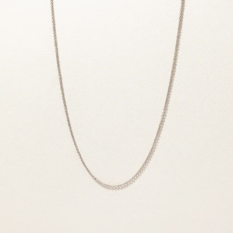 Thin silk necklaces-Rolo Link Chain | 18"|