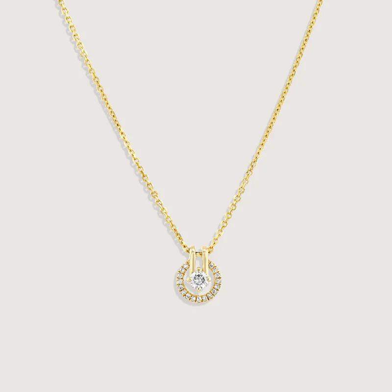 Corded link necklaces-Necklace 03 - White Diamonds