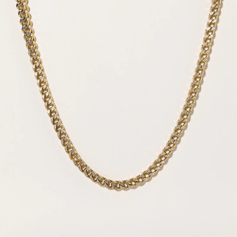 Smooth pendant necklaces-10k Yellow Gold Curb Link Chain | 34" |