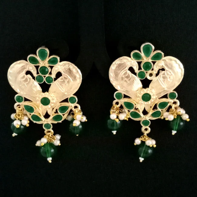 Topaz stone earrings-''EXCLUSIVE''40-50 mm Hand Crafted Kundan Earrings Sold by per Pair pack