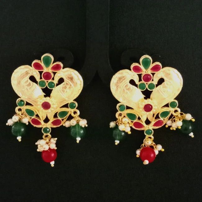 Sea motif earrings-''EXCLUSIVE''40-50 mm Hand Crafted Kundan Earrings Sold by per Pair pack