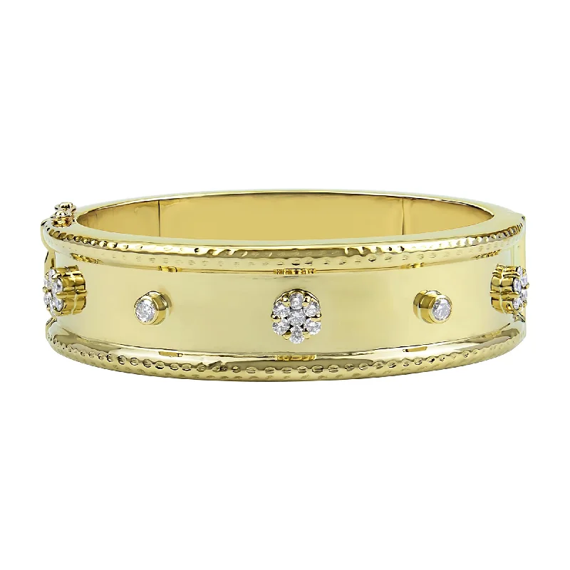 Ruby bead bangles-Bangle - Diamond (2335E)