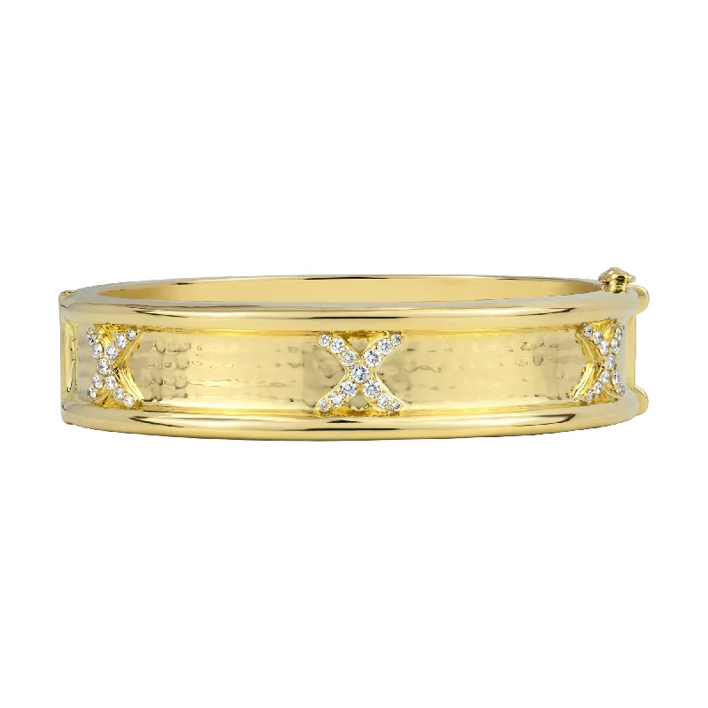 Light clay bangles-Bangle - Diamond (2285B)