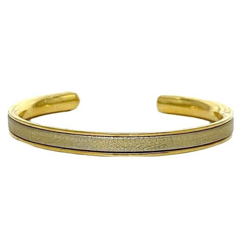 Tri-tone bangles-Loewe gold Plating Bangle (Pre-Owned)