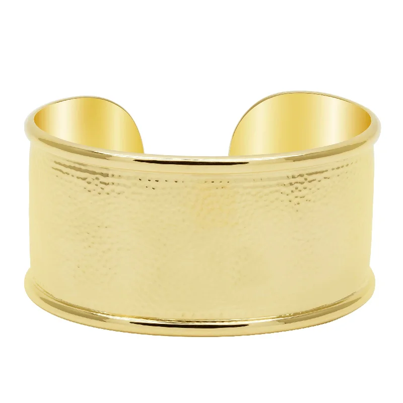 Thin wing bangles-Cuff Bangle - 18k Gold