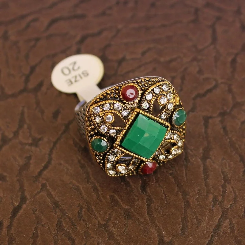 Stellar birthstone rings-Designer Victorian Finger Rings Multicolor