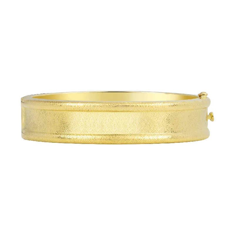 Glossy cuff bangles-Bangle - Gold