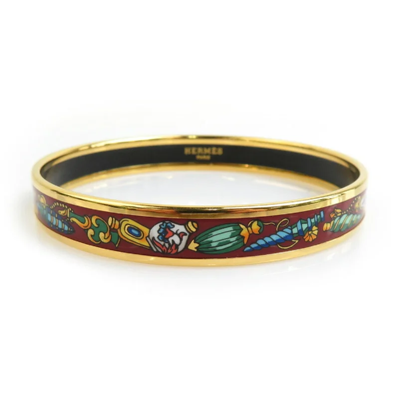 Heavy gem bangles-Hermes   Enamel Metal Bangle (Pre-Owned)