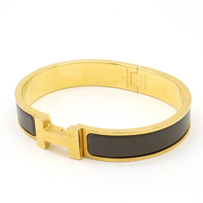 Light wood bangles-Hermes gold Plating Bangle (Pre-Owned)