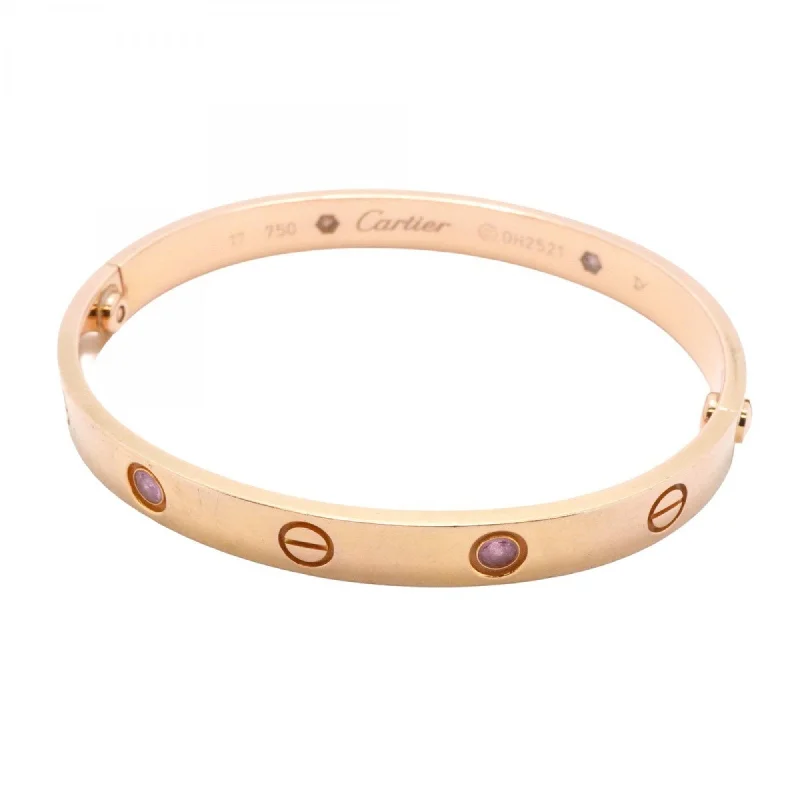 Etched letter bangles-Cartier pink gold (18K) Bangle (Pre-Owned)