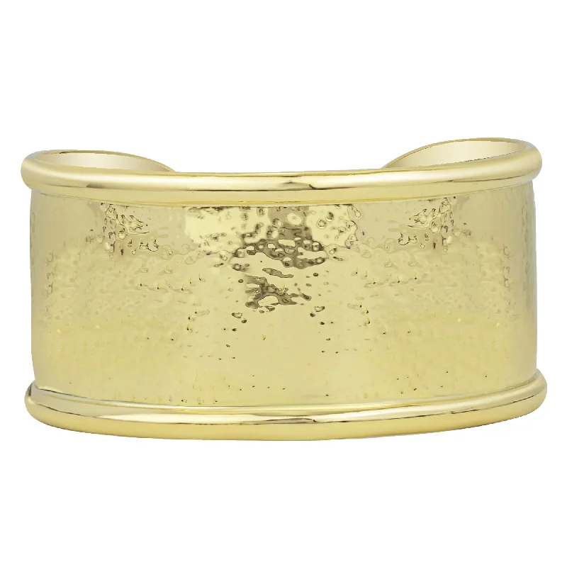 Stretch thread bangles-Cuff Bangle - Gold (2365D)