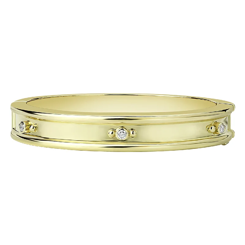 Hawk motif bangles-Bangle - Diamond (2305E)