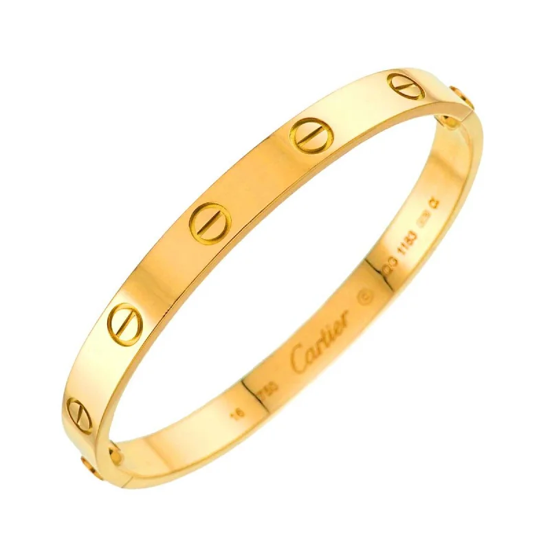 Solid geometric bangles-Cartier yellow gold (18K) Bangle (Pre-Owned)