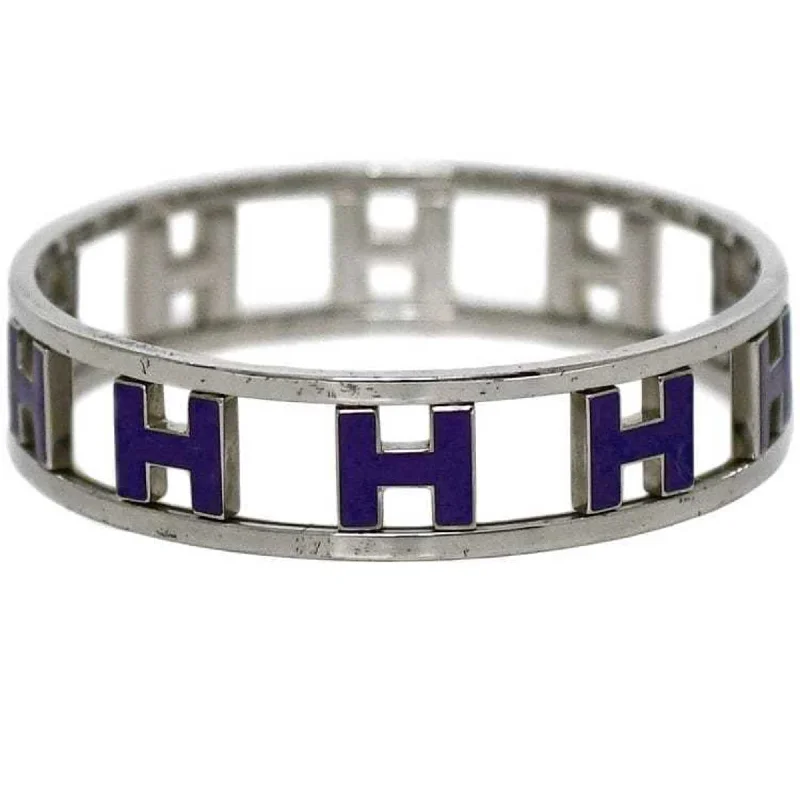 Multi-bead bangles-Hermes blue Metal Bangle (Pre-Owned)