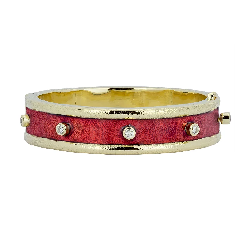 Spirit eye bangles-Bangle - Diamond (enamel) (2277C)