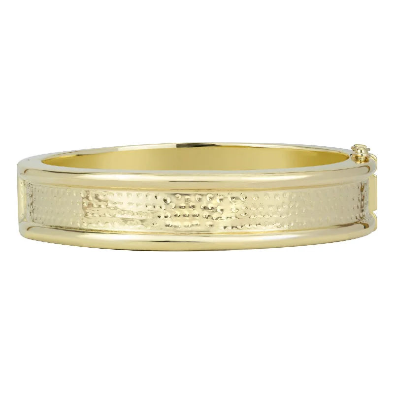 Alloy metal bangles-Bangle - Gold (2305B)