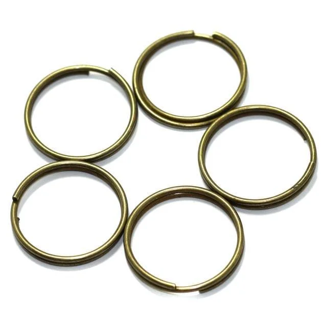 Pure form rings-2 Cm Bronze Key Chain Rings