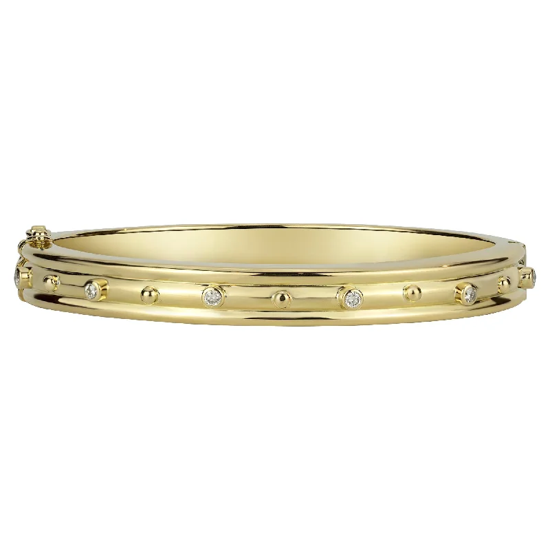 Oval gem bangles-Bangle - Diamond (2278C)