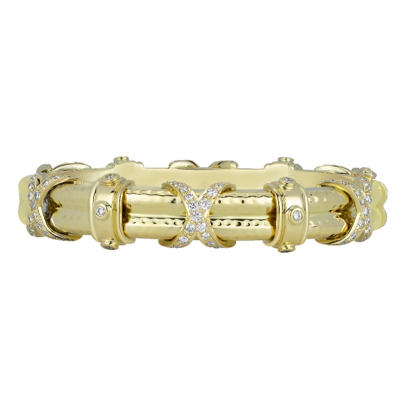 Tide pattern bangles-Bangle - Diamond (2370D)