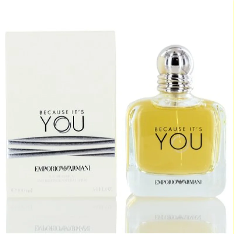 Sporty chrono watches-Emporio Because It'S You Giorgio Armani Edp Spray 3.4 Oz (100 Ml) For Women