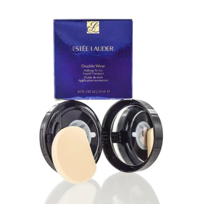 High shine watches-Estee Lauder Double Wear Maekup To Go Liquid Compact 1W2 Sand .4 Oz Sl. Damaged YPWN-36