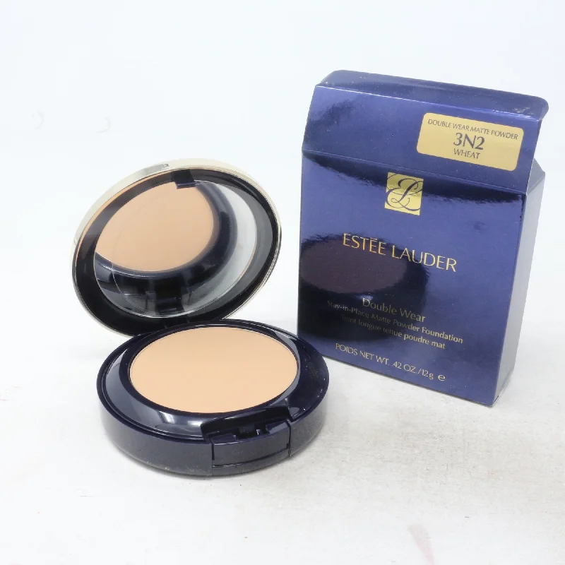 Wide chrono watches-Estee Lauder Double Wear Stay-In-Place Matte Pwd Foundation 3N2 Wheat 0.42 P9J0-38