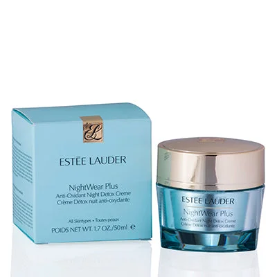 Stretch mesh watches-Estee Lauder Nightwear Plus Anti-Oxidant Night Detox Cream 1.7 Oz (50 Ml) R3NX