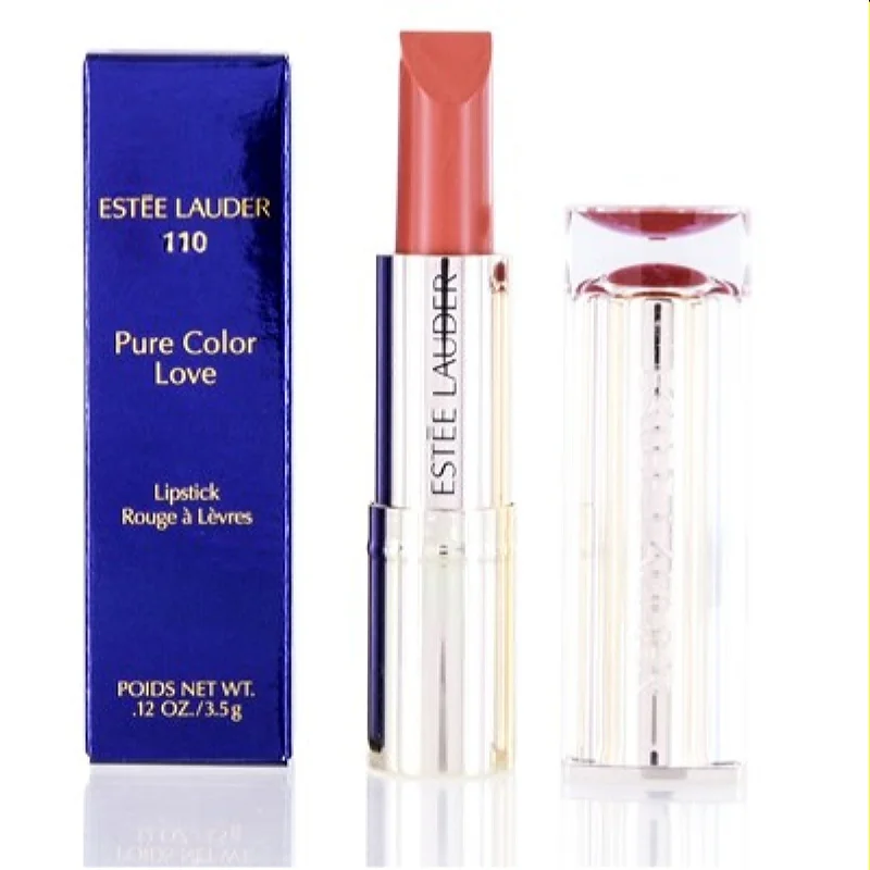 Mesh strap watches-Estee Lauder Pure Color Love Lipstick (110) Raw Sugar .12 Oz (3.5 Ml)