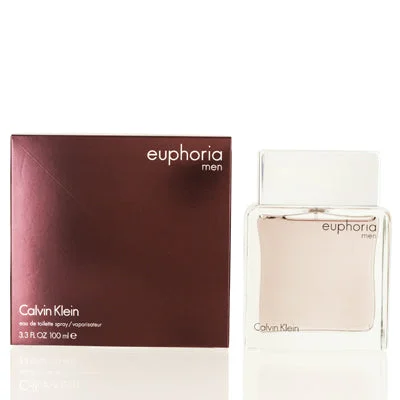 Bold analog watches-Euphoria For Men Calvin Klein Edt Spray 3.4 Oz (100 Ml) For Men 000002