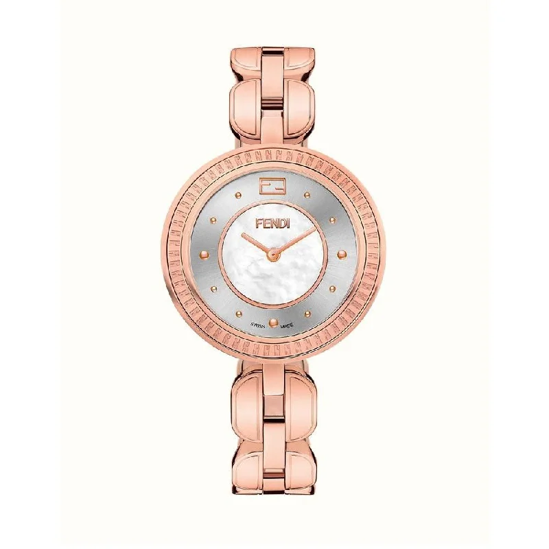 Art dial watches-Fendi Women's F371534500 My Way Rose Gold-Tone Stainless Steel Watch